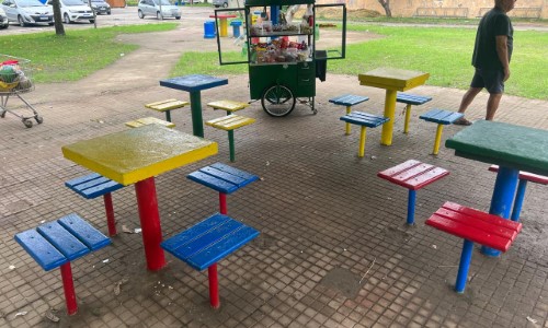 Prefeitura faz ajustes finais em reformas de mais três praças de Volta Redonda